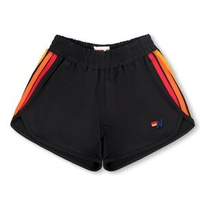 Aviator Nation Girls Shorts with Colorful Stripes